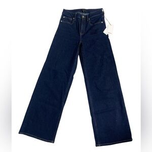 Quince Bella Stretch Wide Leg Jeans Dark Wash NWT